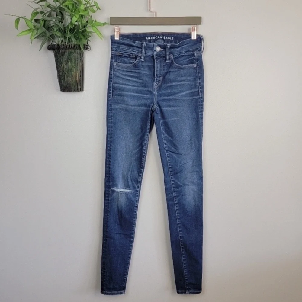 American Eagle Hi Rise Luxe jeggings